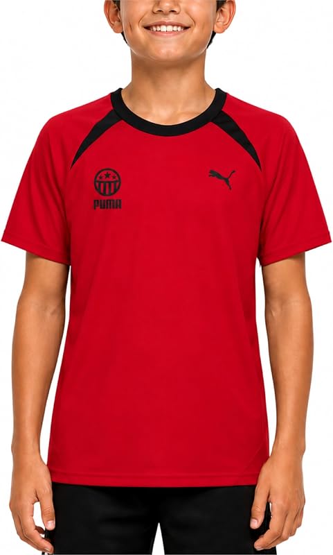 Maillot de fútbol Performance manga corta para niño remera de fútbol Active