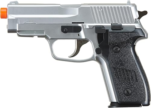 GoldenBall X HFC Airsoft Premium - Pistola de aire comprimido con brazo lateral de resorte, color plateado