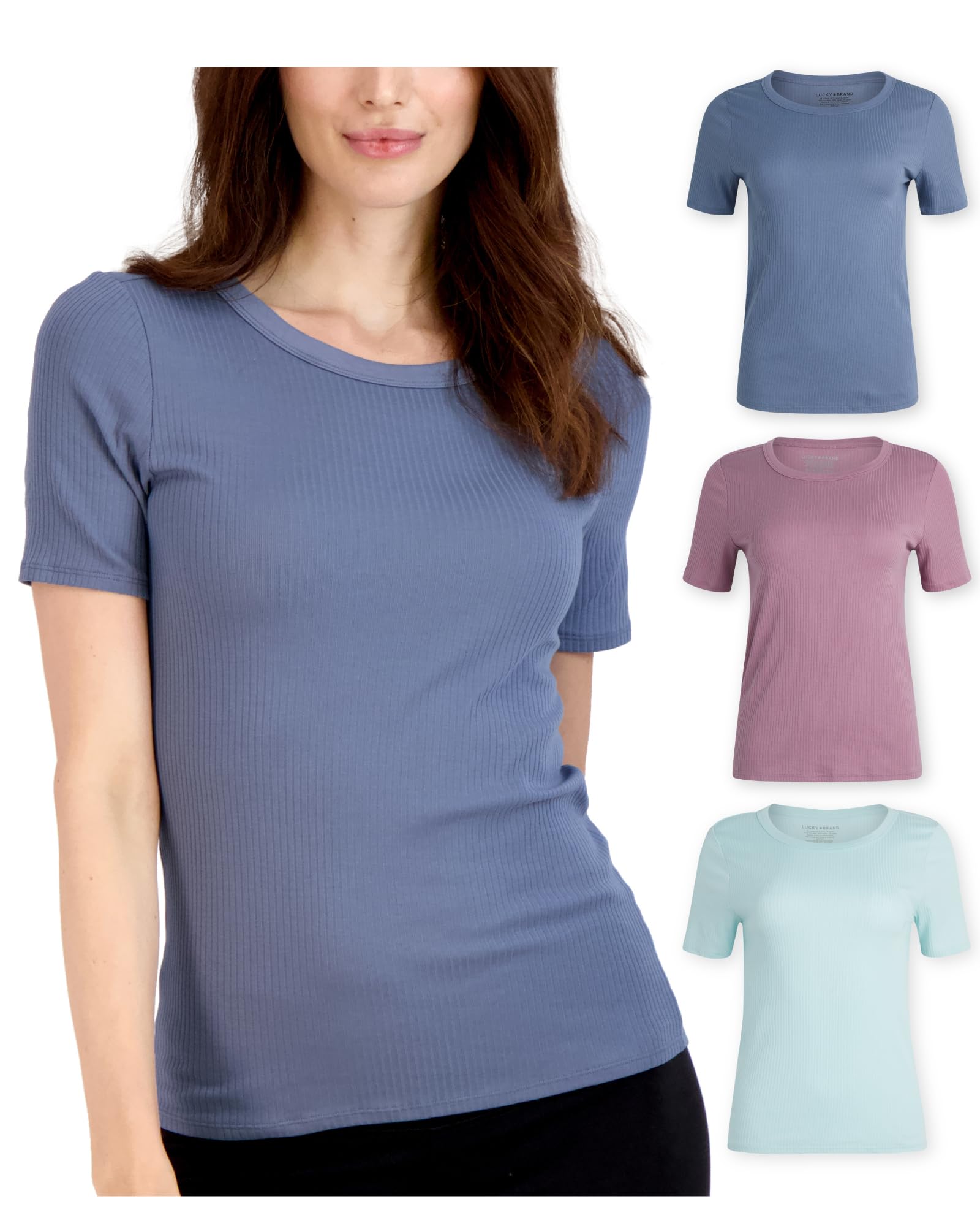 Lucky Brand Womens Black/Heather/White