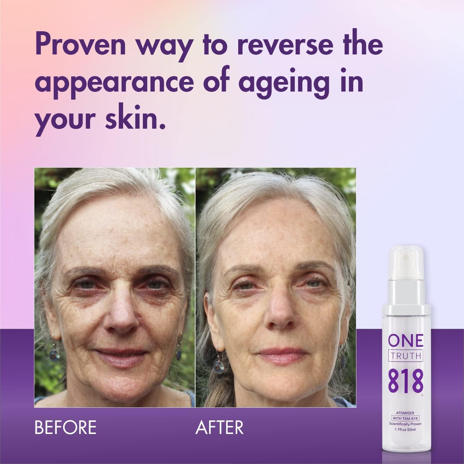 Atomiser Spritz with TAM-818 | Telomerase Activation | Anti-Aging Face Mist