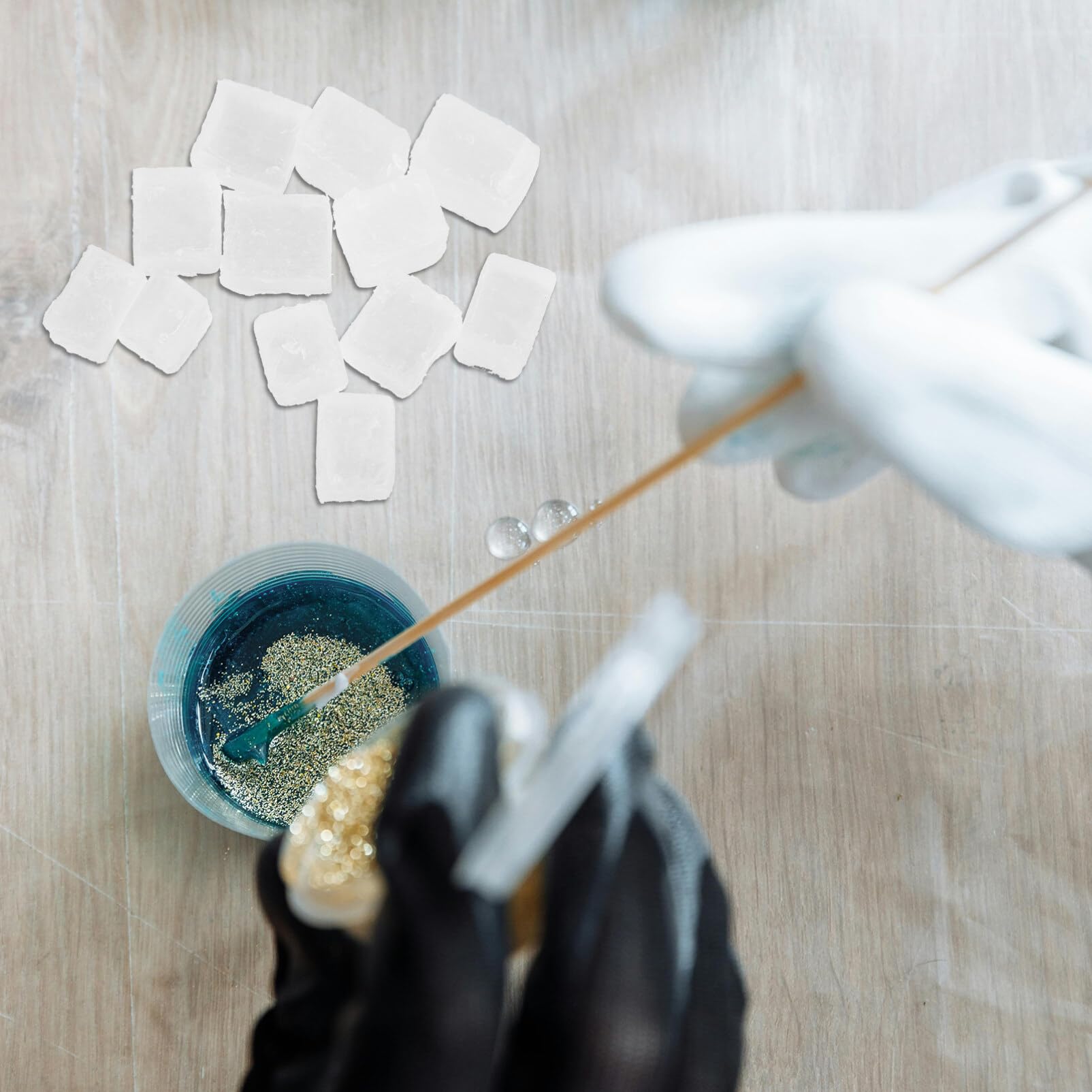 1sacchetto Base per Sapone Naturale Trasparente Materiale per Creare Sapone Fai da Te per Molti Usi e Tipi