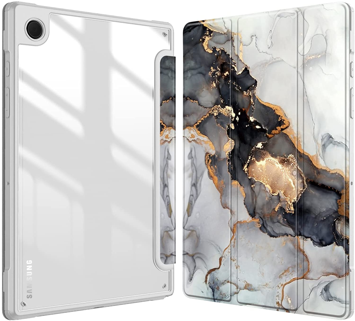 SAMSUNG Galaxy Tab A8 (SM-X205) 本体 ケース付き SwooK Cover Case for Samsung Galaxy Tab A8 10.5 Inch 2022 Model SM