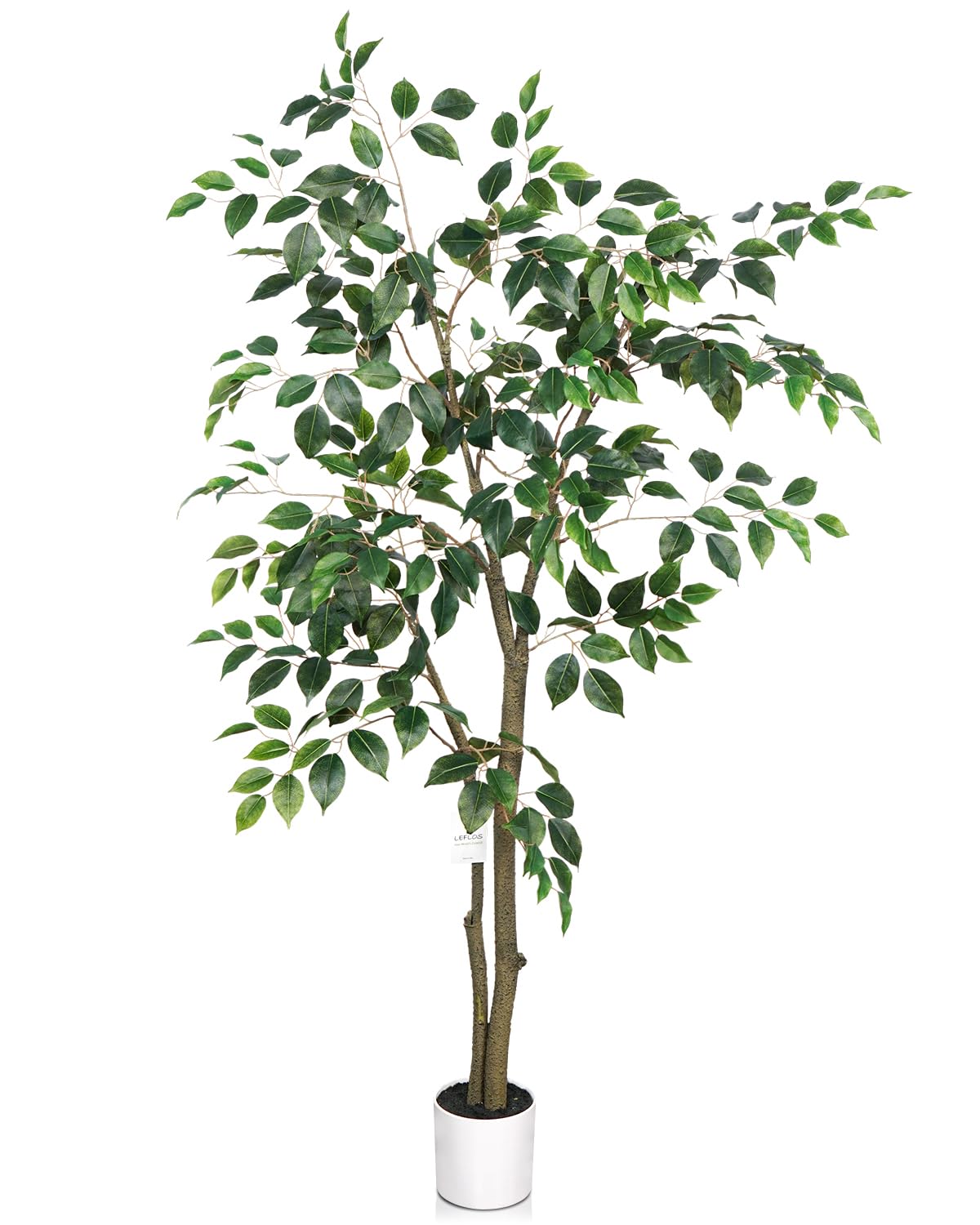 Beau cadeau de pendaison de crémaillère : ficus artificiel réaliste