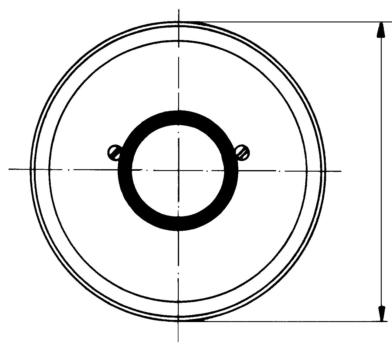 GROHE Rosette (Ø170), chrom, 46062000