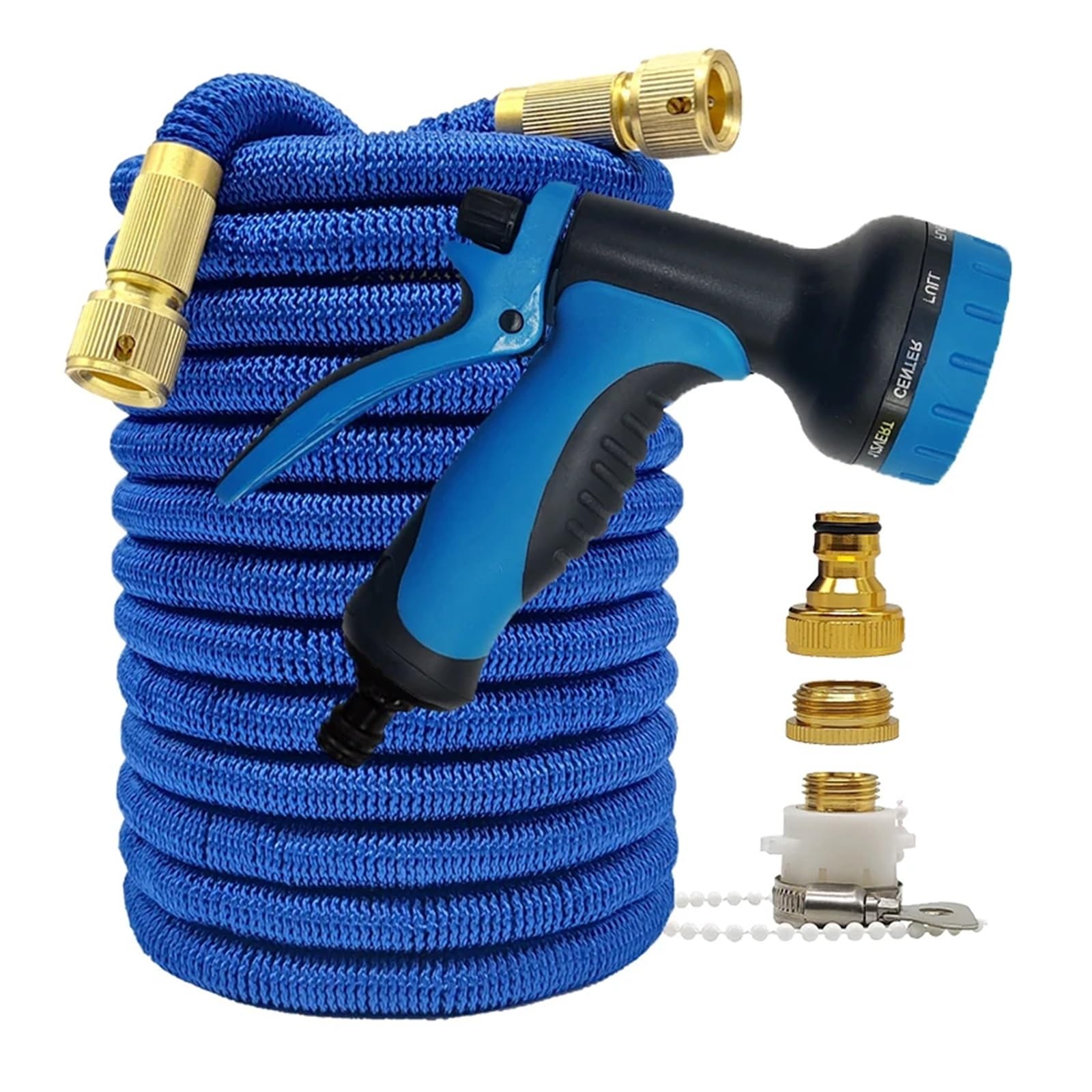 Tuyau haute pression maison pistolet d'arrosage extensible 100FT pour irrigation et lavage auto