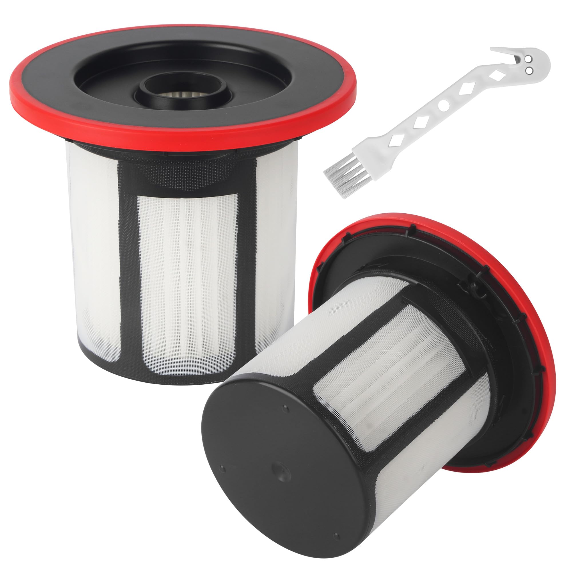 Bucomtu Pack Of 2 Filters For Bosch Unlimited 6 Series With Filter Holder And Brush Vacuum Cleaner Accessories Replacement Parts