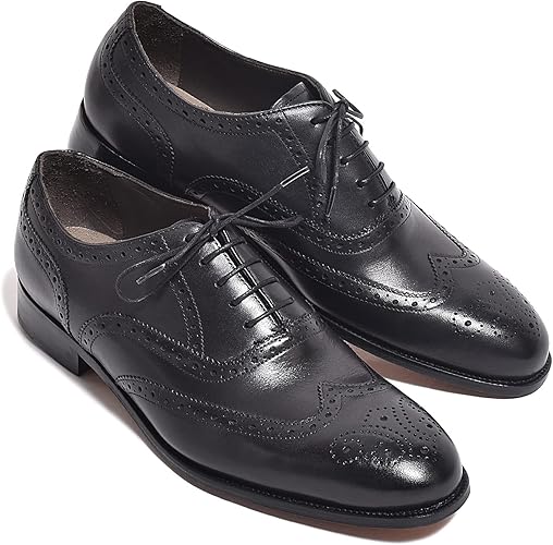 Amazon Co Jp B For Piu ビーフォーピュー Amazon 限定ブランド ウイングチップ 革底 ブラック ビジネスシューズ メンズ シューズ バッグ Amazon Co Jp B For Piu ビーフォーピュー Amazon 限定ブランド ウイングチップ 革底 ブラック ビジネスシューズ メンズ シューズ バッグ
