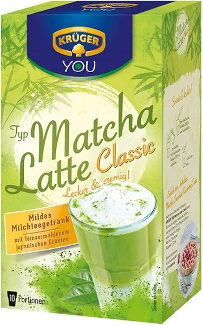 KRÜGER YOU Matcha Latte Classic Pulver 250g (10 Beutel)