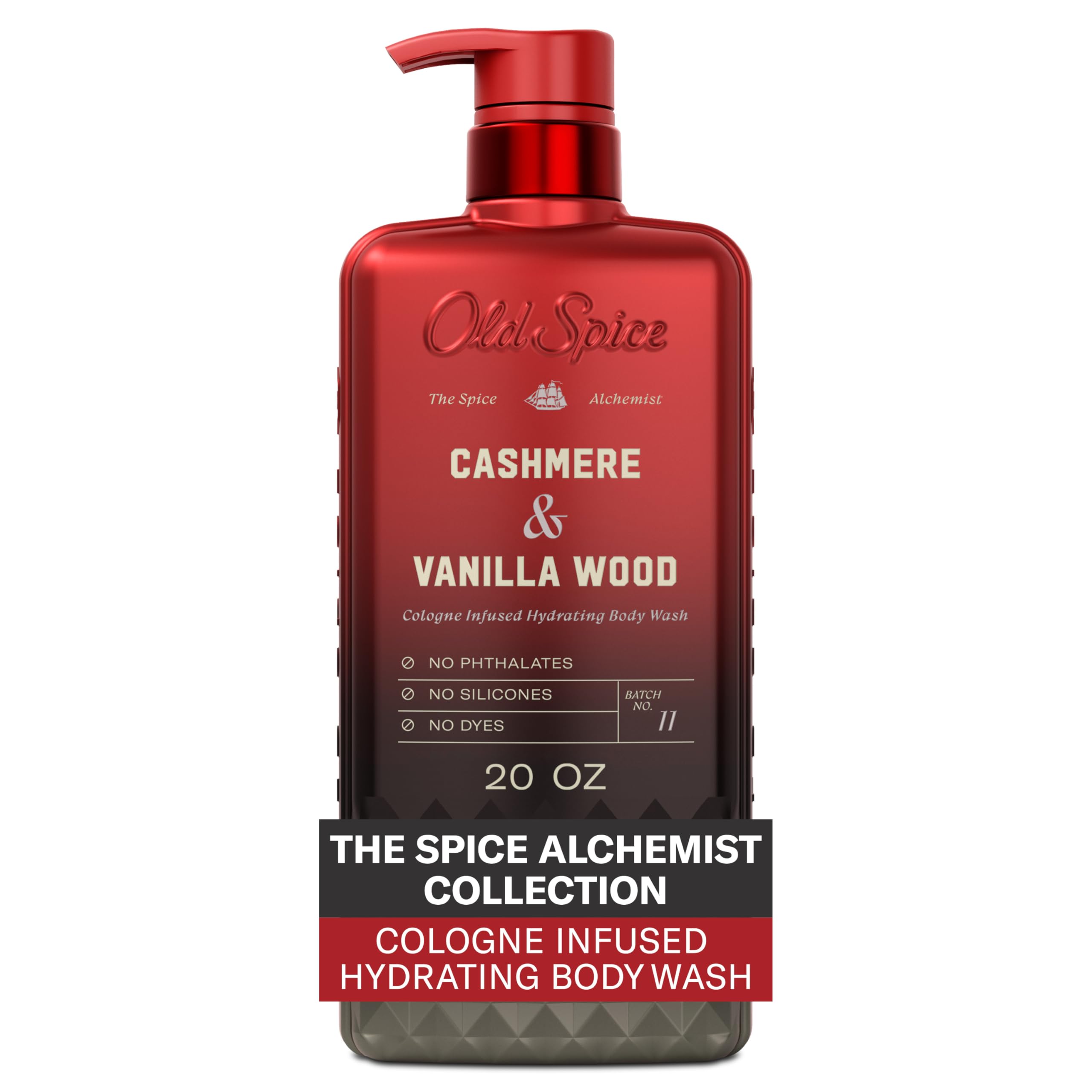 Old Spice Body Wash Spice Alchemist Cashmere Vanilla Wood 20 oz