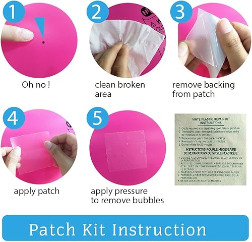 Vista 7 de Inflatable Flamingo Pool Float Tube for Party, Inflatable Raft Pool Toys, Pool Float for Adults and Kids Blanco