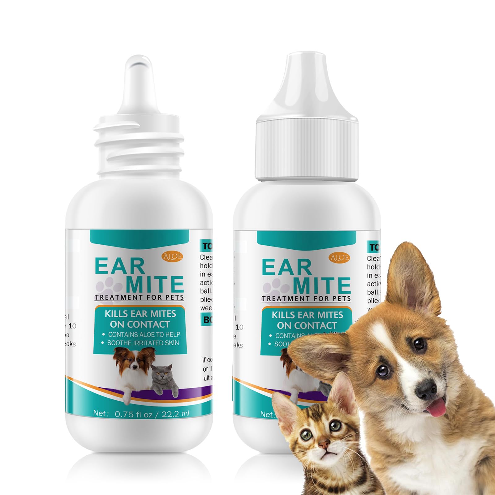NBTREKTIE Ear Drops for Dogs and Cats