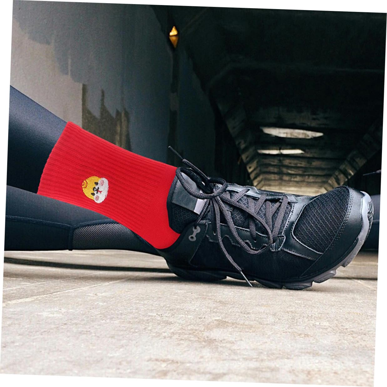 Ipetboom 2paires Chaussettes Brodées de Serpents pour Nouvel An Chinois Coton Doux Unisexes Pours Fêtes Vie Quotidienne