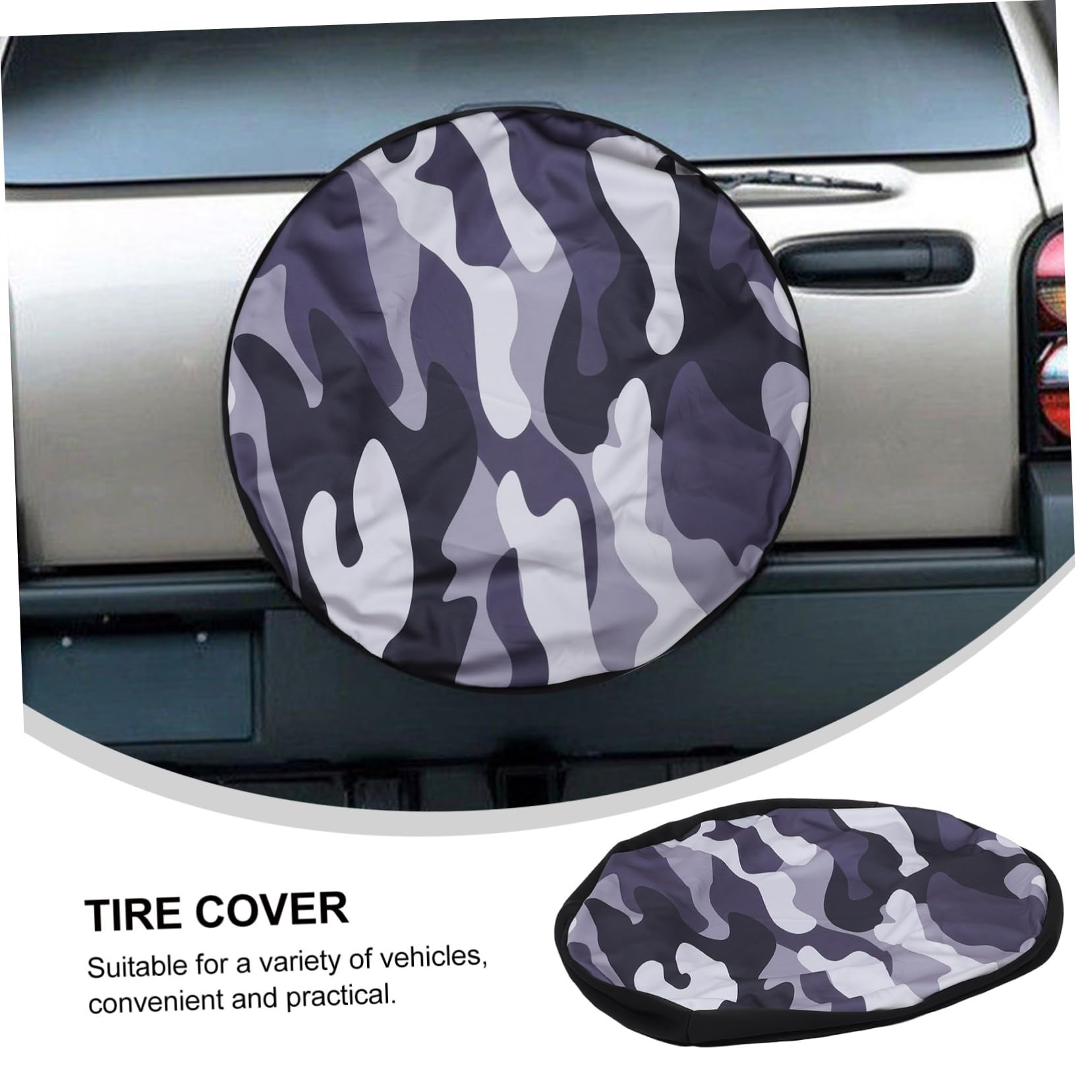 MAGICLULU Copertura Per Ruota Scorta Per Rimorchio Auto Suv Camion Roulotte Accessori Per Camper Protezione Uv e Design Mimetico