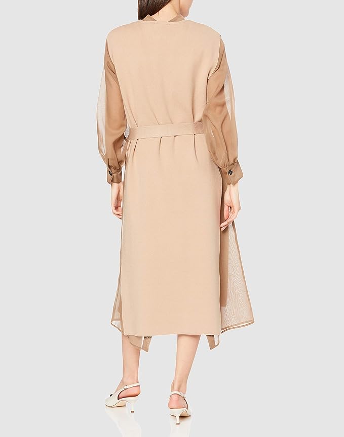 年末のプロモーション大特価 Lily グリーン Brown ロングベストセットワンピース ワンピース Ubud Vincennes Fr