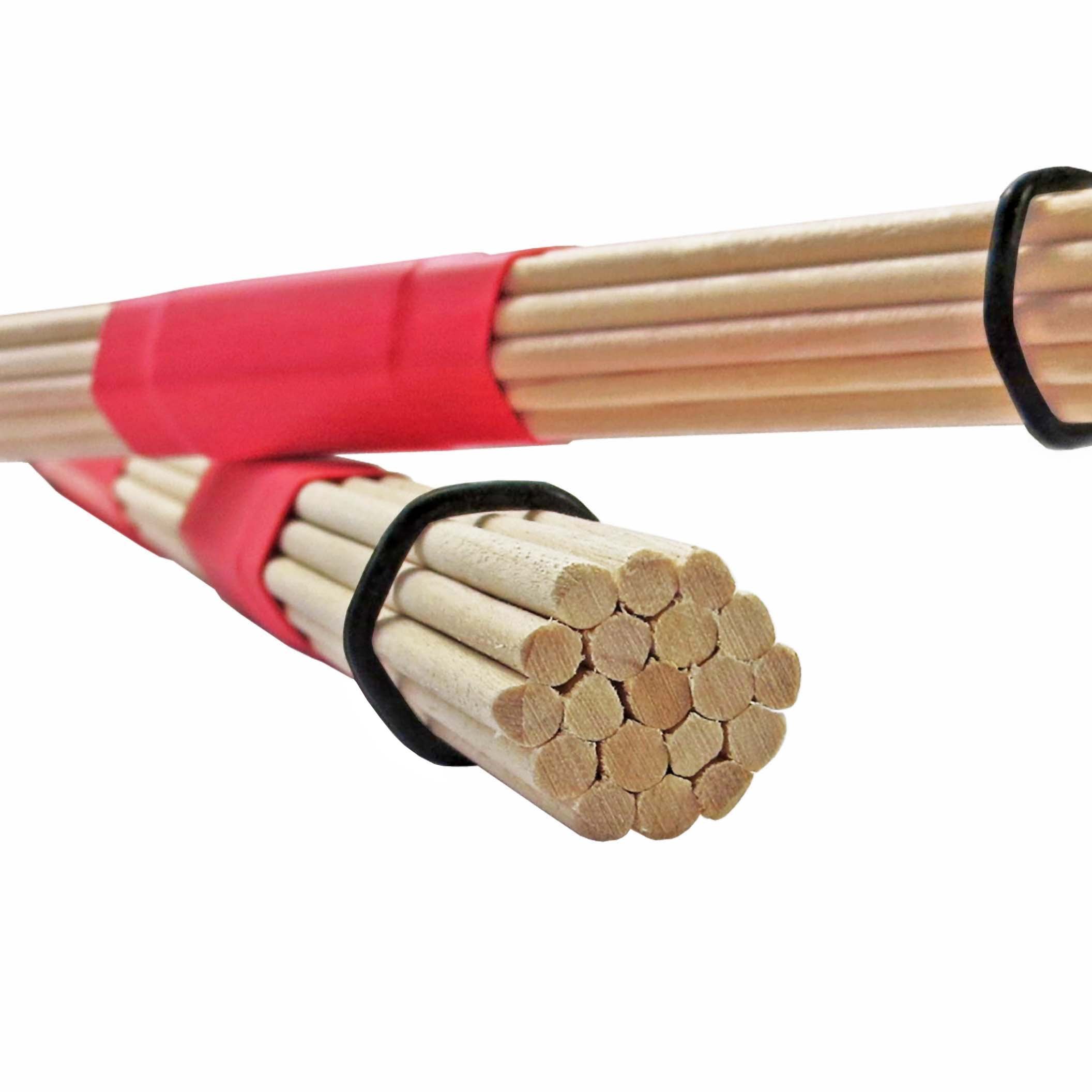Keepdrum - Custodia per percussioni + Rods SV1 + scopa switchbrush SV506 + bacchette per batteria