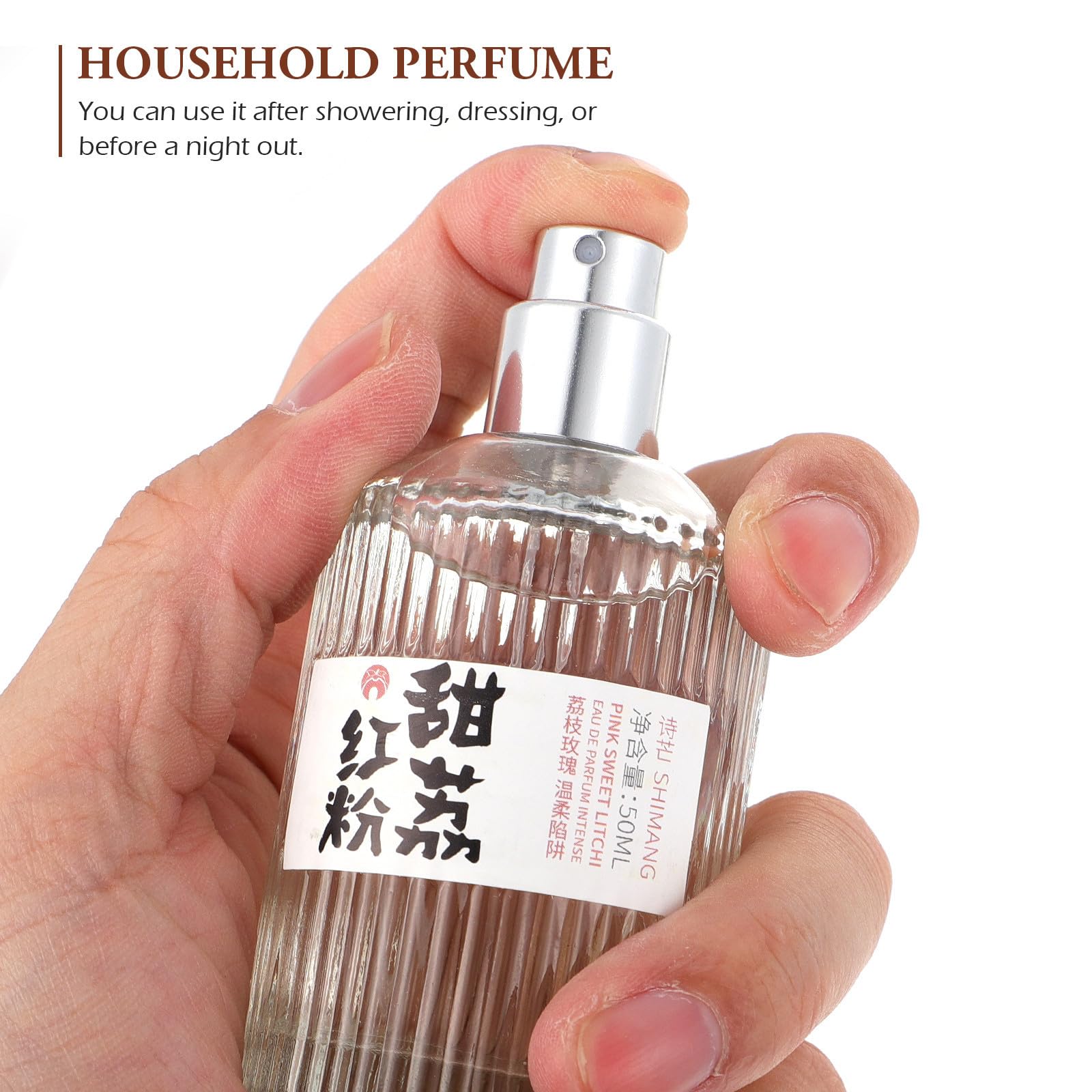 Generisch Parfum Nachgemacht 50ml Tragbares Parfüm aus Glas mit Sprühfunktion für Damen und Herren Frischer Japanischer Stil zum Geburtstag oder Neujahr