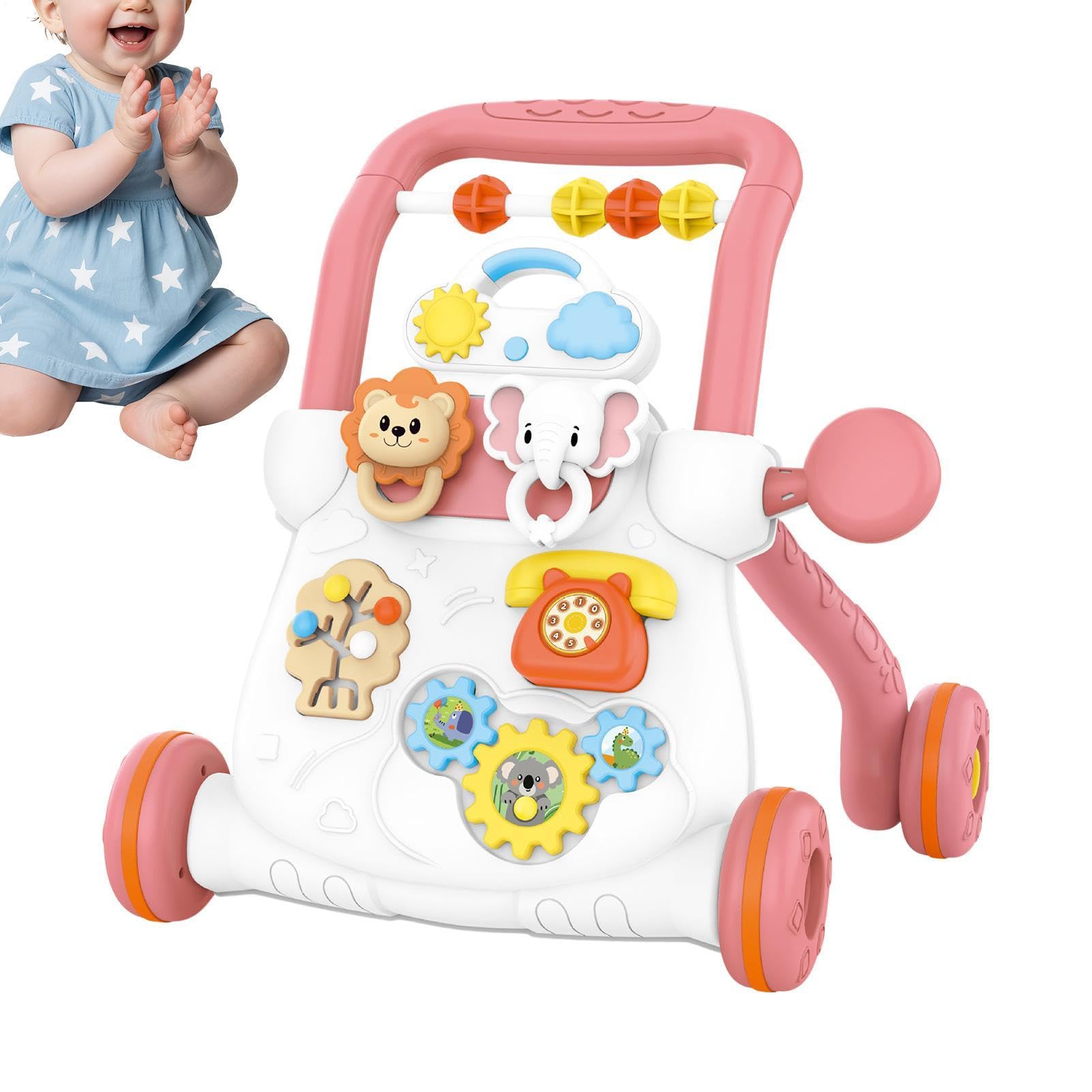 Carrello Primi Passi Giochi Interattivi Musicali Educativi con Ruote e
