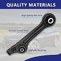 Vista 6 de Brazo de control, repuesto para brazo de control delantero inferior con kit de suspensión de rótula compatible con Dodge Charger 2011-2019, Dodge