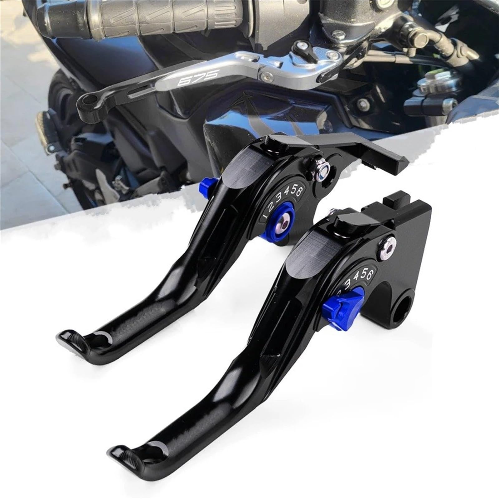 Per CFMOTO Per CF MOTO 675SR 675SR-R 675NK 675SS 675 SR/NK/SS/SR-R Moto CNC Maniglia Regolabile Leva Del Freno freno leve di frizione Leva frizione e freno regolabile(1 set Grey Red)