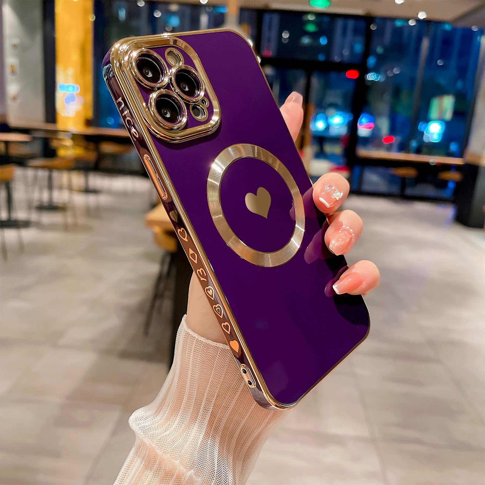 Amazon.co.jp: MGQILING iPhone 12 Pro Max用磁気ケース-6.7インチ