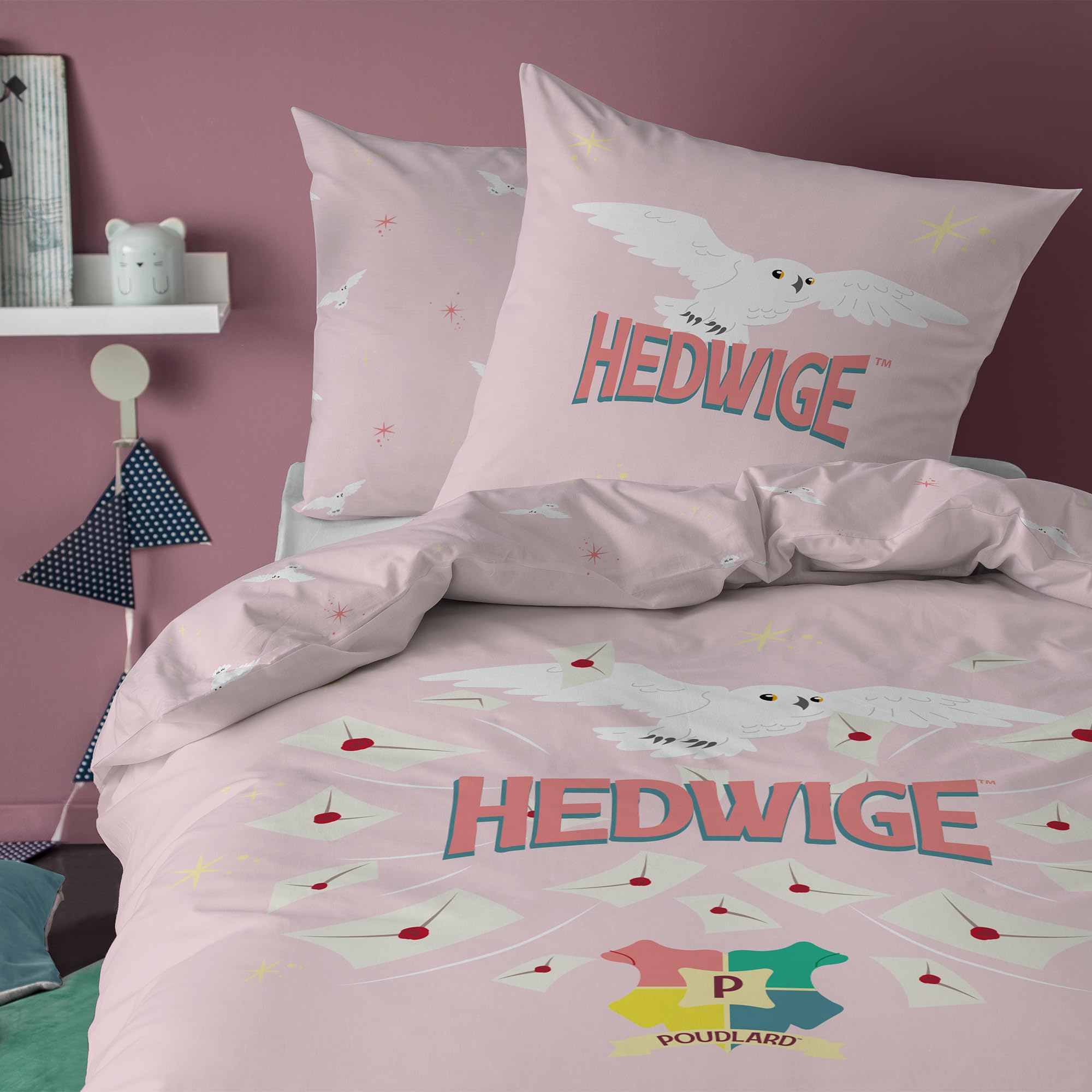 Parure de lit Harry Potter coton Oeko-TEX pour éliminer la transpiration nocturne