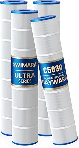 Ultra Series Hayward C5030 Pool Filter Cartridges, 525 sq ft, 4-Pack