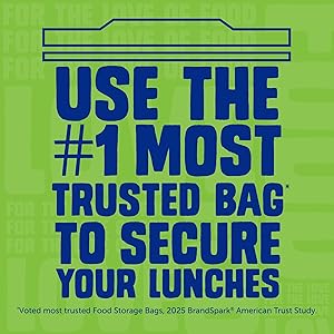 Ziploc Sandwich and Snack Bags, Easy Open and Close, Plastic Food Storage Bags, 270 Bags Total (Packaging May Vary)