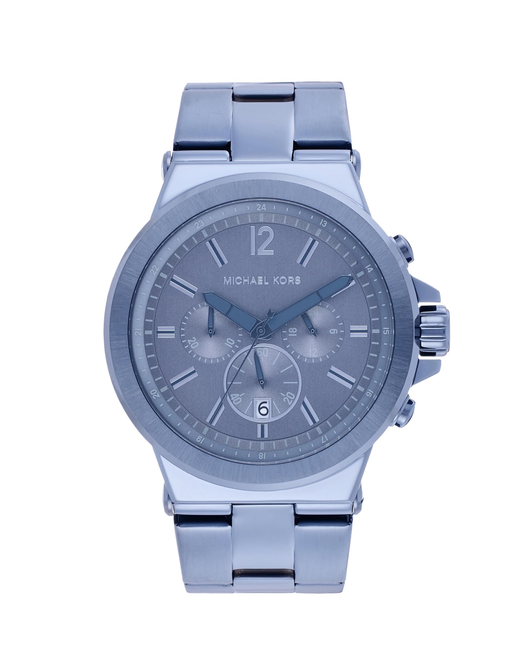Michael Kors Stainless Steel Analog Blue Dial Men's Watch-Mk8655, Band Color-Blue-picture-20