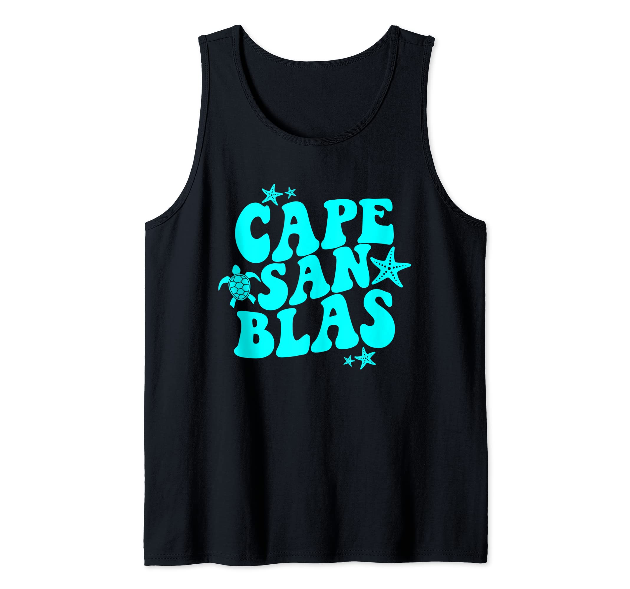 Cape San Blas Florida Panhandle Beach Ocean Sea Turtle Tank Top