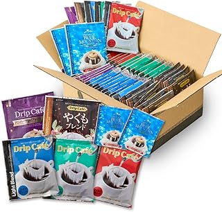 澤井珈琲 ドリップコーヒー コーヒー 専門店 ドリップバッグ コーヒー セット 8g x 52袋 (人気5種x10袋 / プレミアムブルマンブレンドx2袋)