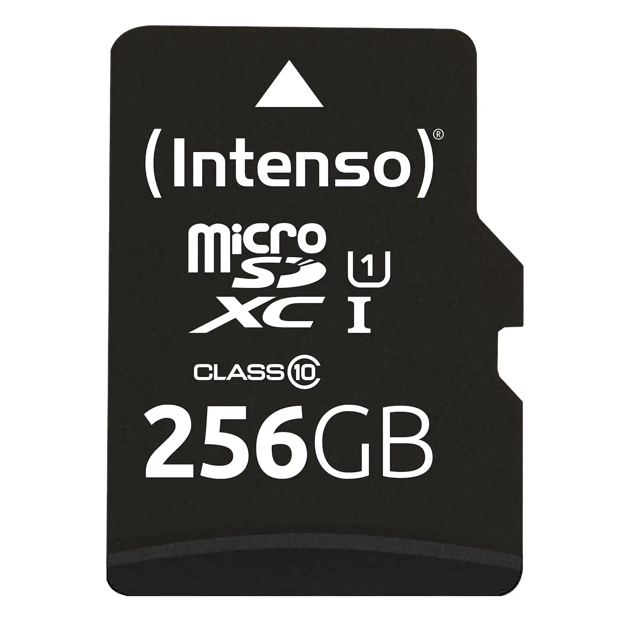 Intenso Premium microSDXC 256GB Class 10 UHS-I Speicherkarte inkl. SD-Adapter (bis zu 90 MB/s), schwarz
