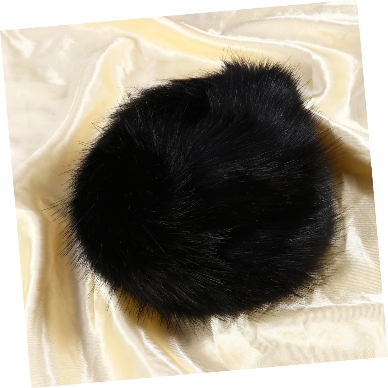 FOMIYES Faux Fur Wrist Cuffs Hand Warmers Aesthetic Accessories for Women Party Costumes Decor Elastic Cuff Band One