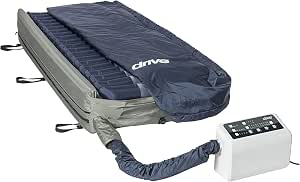 Drive Medical LS9500N PreserveTech Lateral Rotation System with On Demand Low Air Loss, Control Unit Included, 2" Foam Base, 10" High Side Air Bolsters, Adjustable Turning Cycles