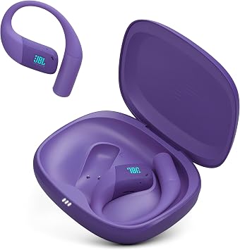 JBL Endurance Zone Open Ear Earbuds, Waterproof, Secure Fit - Purple