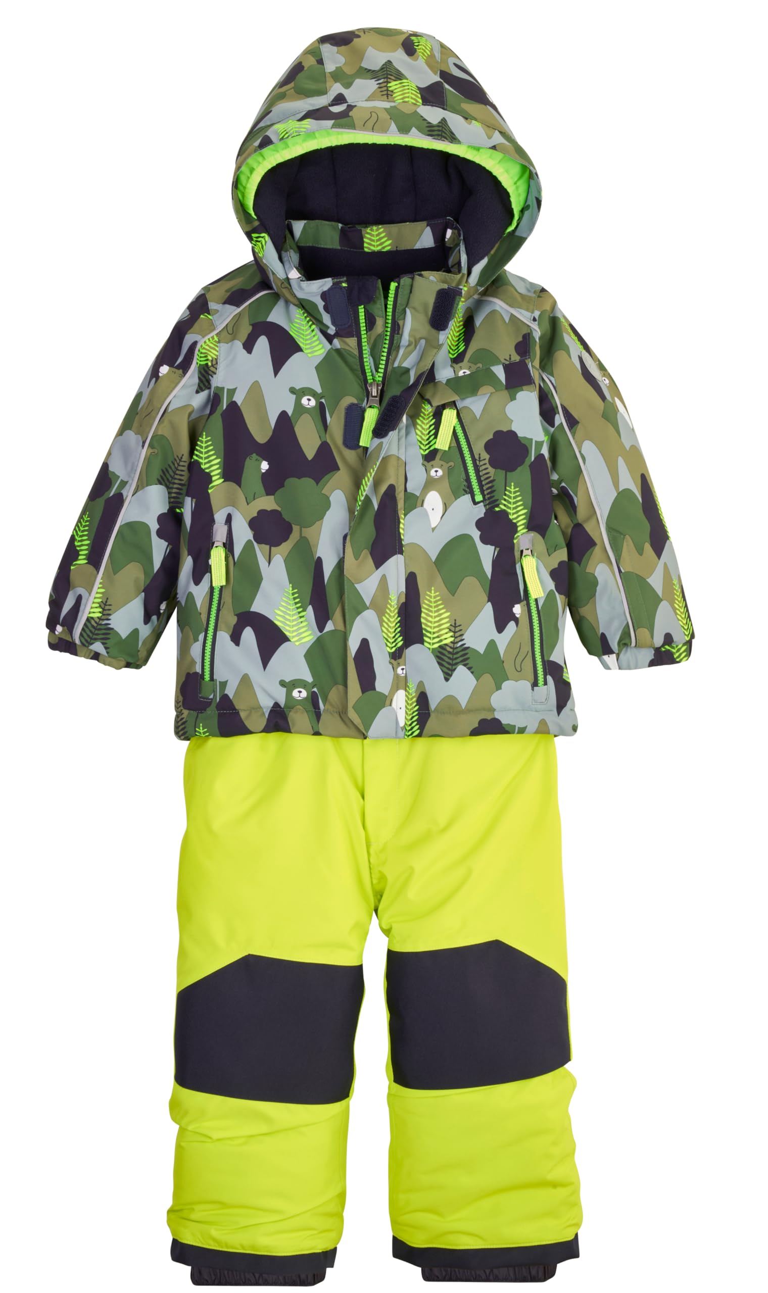 first instinct by killtec Mono de esquí 3 en 1 con pantalón con Cremallera y Capucha Unisex bebé