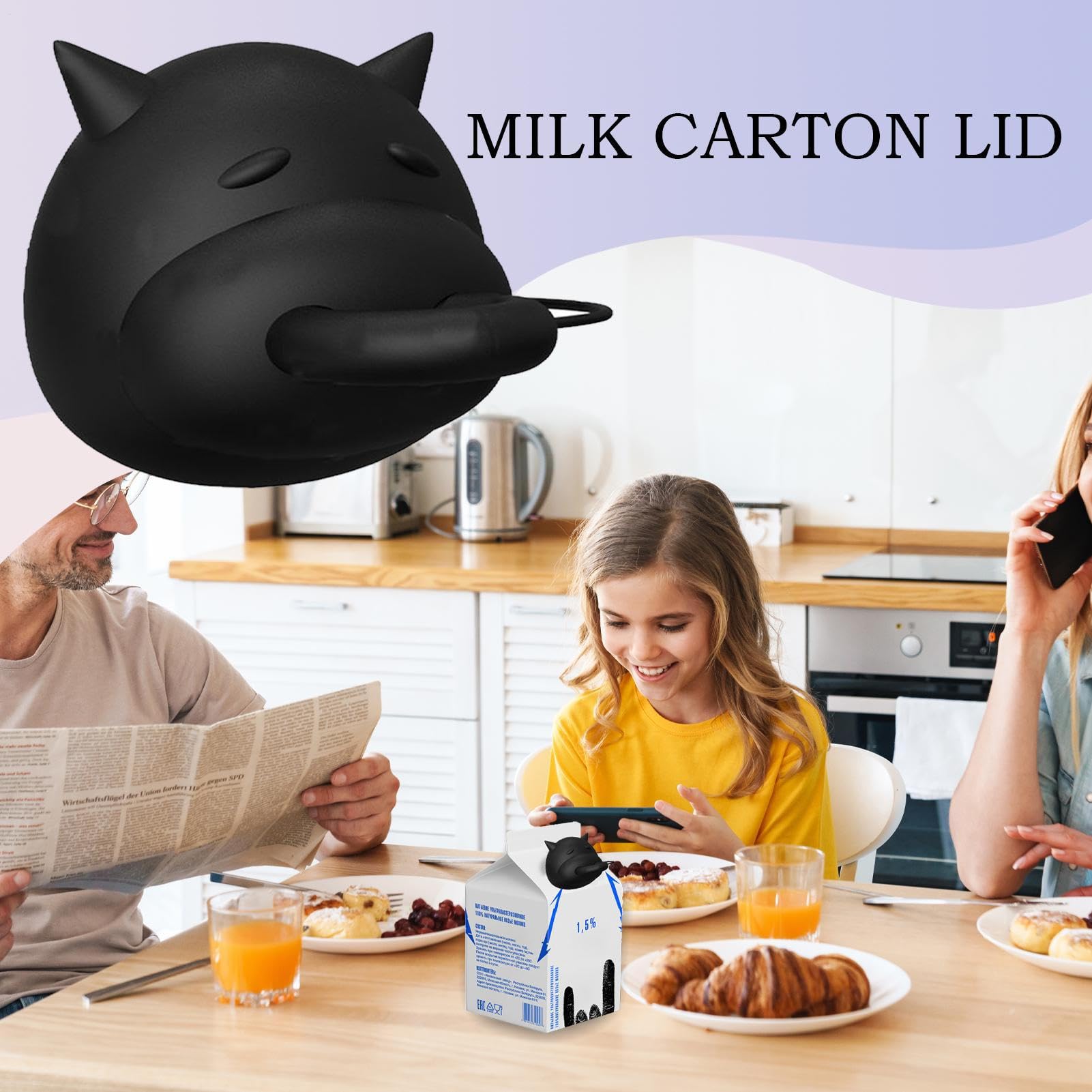 Amazon｜牛乳瓶キャップ、牛型牛乳パックキャップ、ミルクボトル