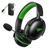 Wireless Gaming Headset for XBOX Series X|S|One, PC, PS5, PS4, Mac, Switch, Gaming Headphones with 2.4GHz, Bluetooth 5.4, 53MM 3D Stereo Sound, 60H Battery, Detachable Noise Canceling Mic, 3.5mm Wired
