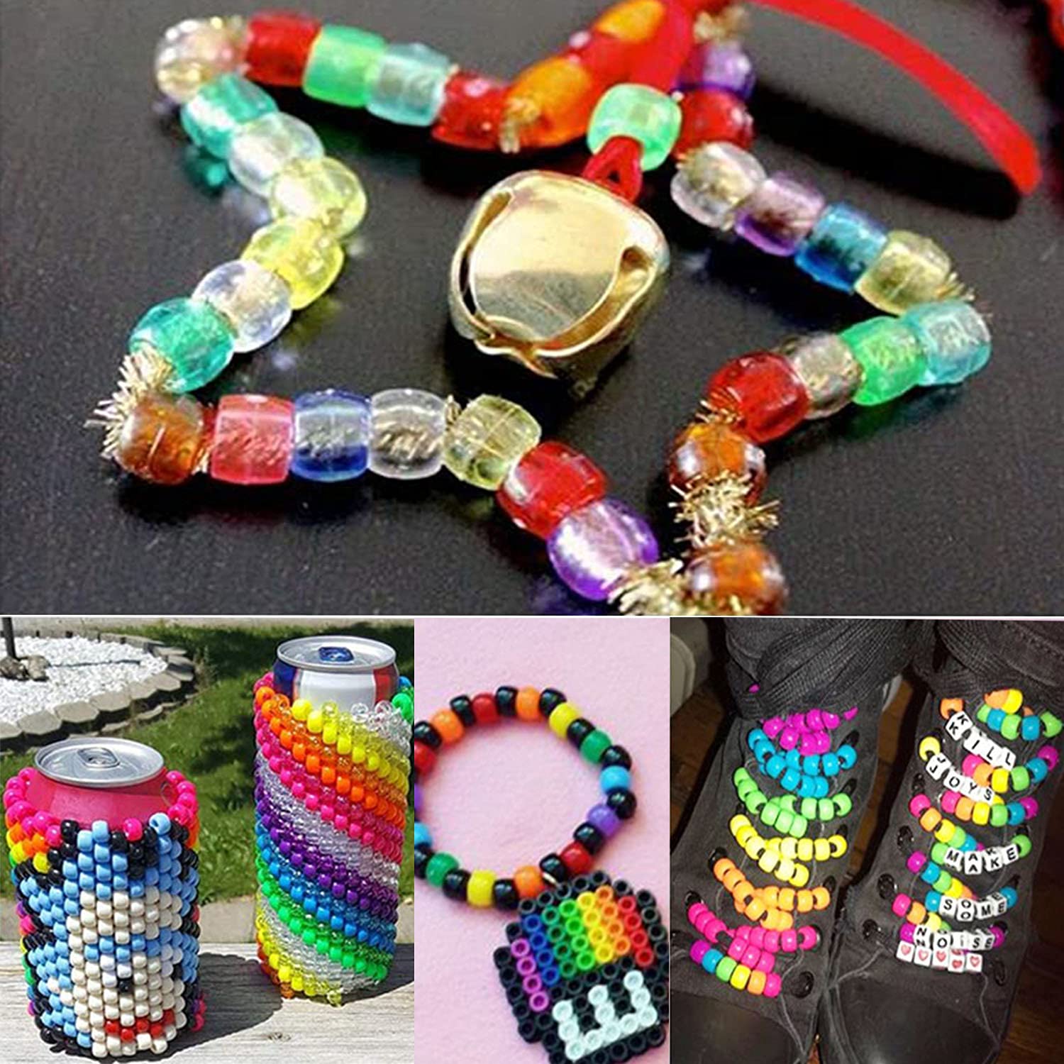 100 Pz Perline A Foro Grande Fatte A Mano Da 6x9 ... - Shein - Foto 3