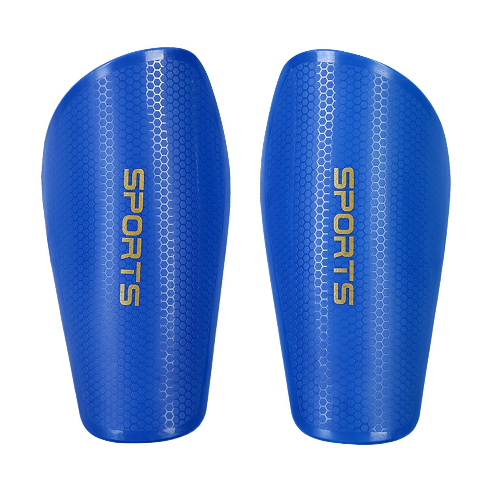 NIVAA 2Pcs Soccer Shin Guards Football Training for Teens Men Women Outdoor Sports L Dark Blue-picture-12