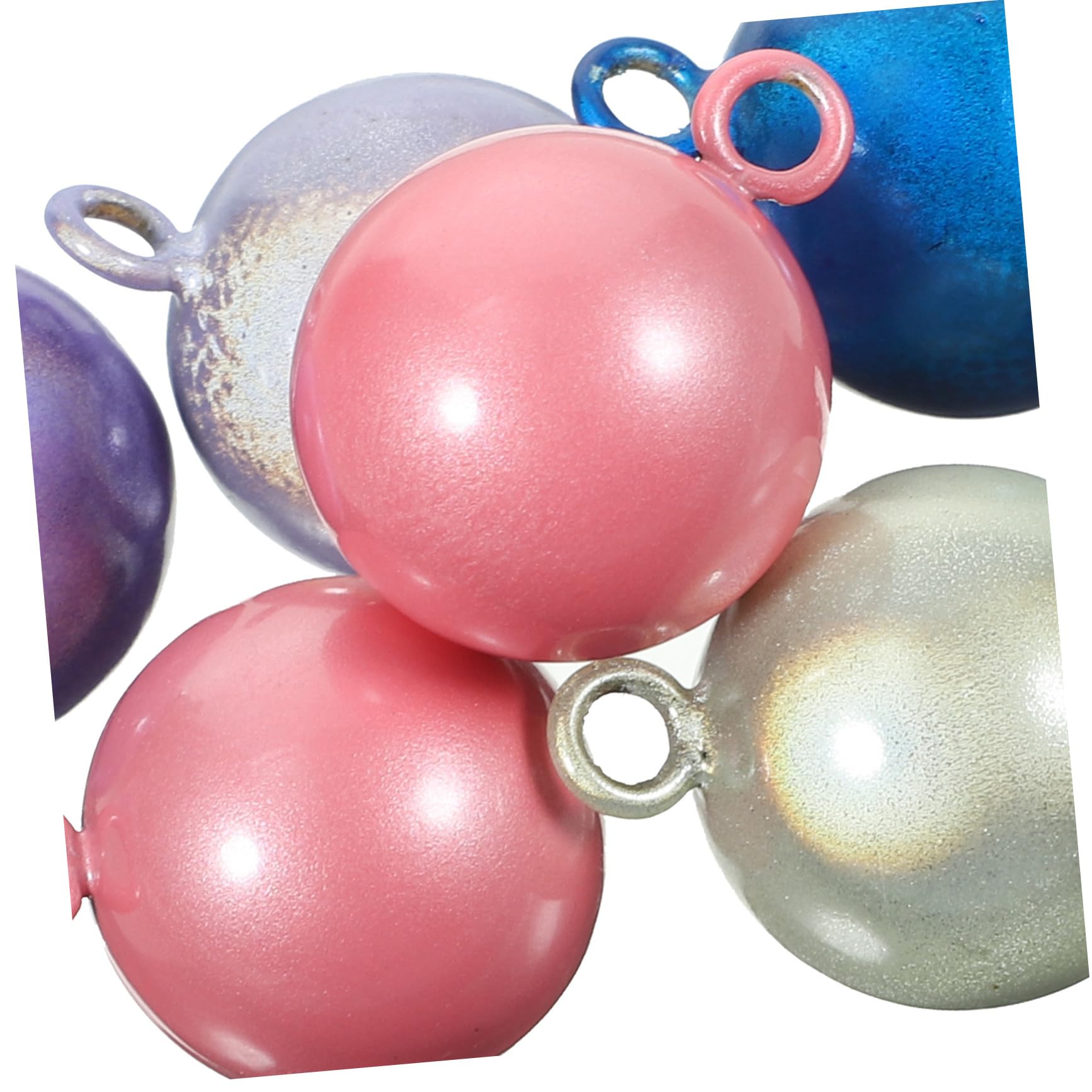 TOPBATHY 2 Set Di Mini Campanelli Da 17 Mm Accessori Rotondi Da Appendere Decorazioni Per Artigianato in Stile Giapponese 6 Pezzi * 2