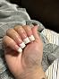 Kiss Salon Acrylic French 28 Nails (KSA09)