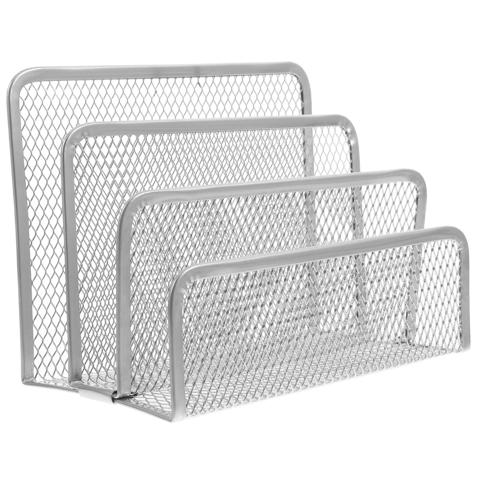 SHINEOFI 5pezzi Organizer Da Scrivania Metallo Con Scomparti Porta Riviste e Documenti Per Ufficio e Casa Design Leggero e Portatile Per Mantenere Ordinato Tuo Spazio Di Lavoro