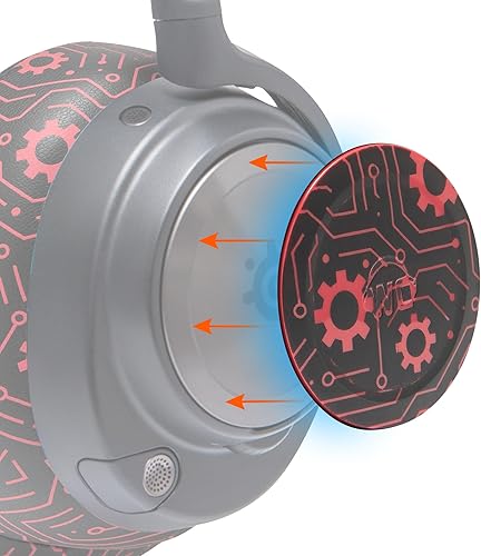 Miniatura 24 de Placas laterales WC para auriculares Arctis Nova, de Wicked Cushions Compatible con Arctis Nova Pro inalámbrico/Pro con cable/Nova Elite/Nova 7