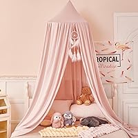 Vista 2 de dix-rainbow Dosel de Decoración de Princesa para Cama de Niños, Dosel de Cama Suave y Duradero para Habitación de Niñas, Dosel de Tienda Mosquitero