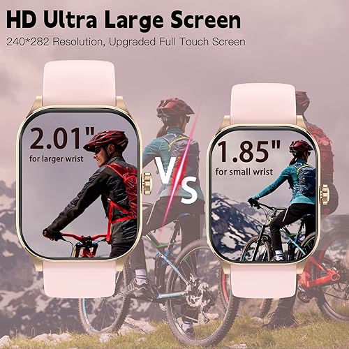 Miniatura 6 de Reloj inteligente para mujeres y hombres (respuestahacer llamadas), relojes inteligentes con monitor de frecuencia cardíaca, SpO2sueñoestrés,