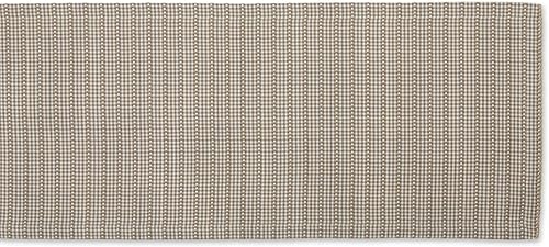 Miniatura 2 de DII Farmhouse Gingham, colección de mesa a cuadros, camino de mesa, 14x72, piedra
