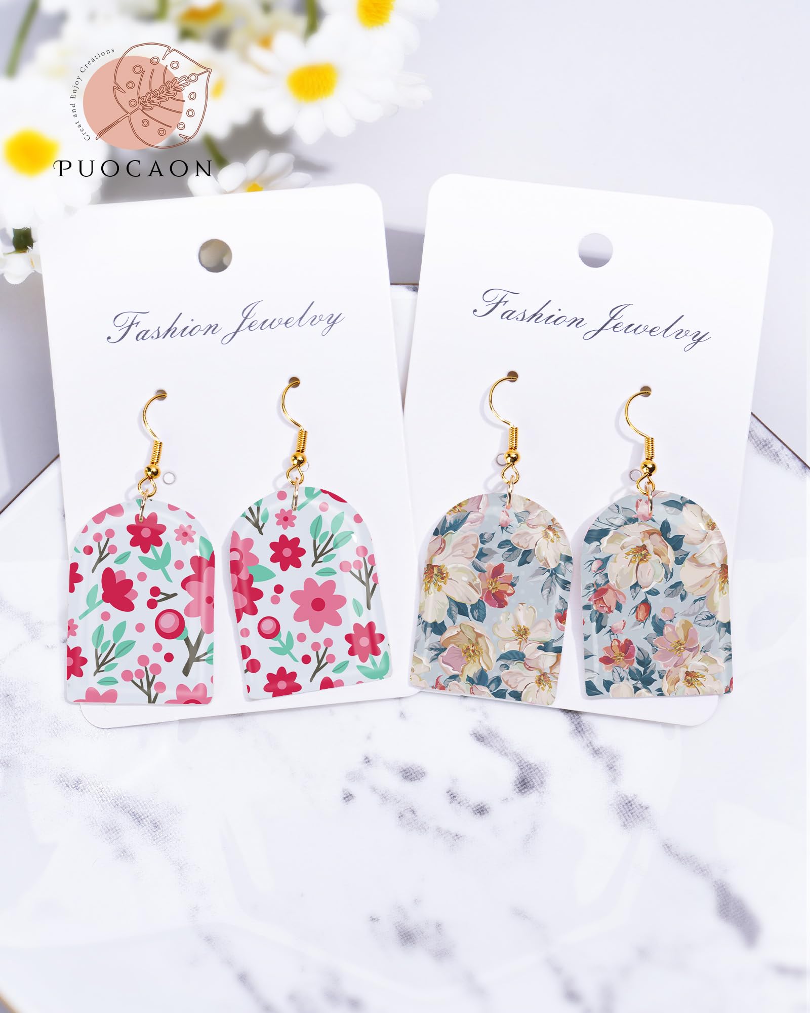 Transferpapier Für Polymerton, Chrysanthemen-Muste Produktbild-Vorschau 9