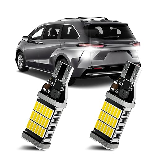 2PCS Sienna LED Reverse Lights for 2011-2021 Toyota Sienna, 6500K