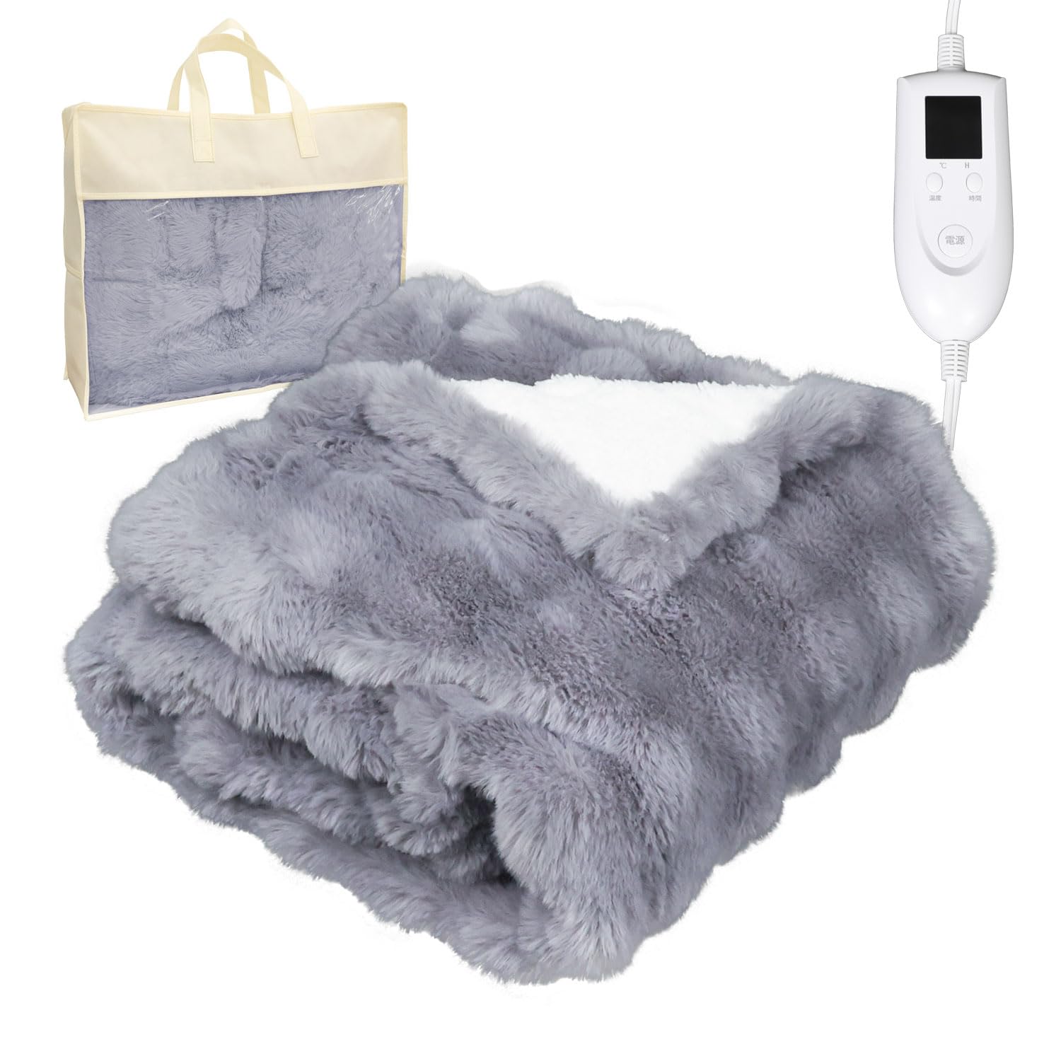 Amazon.co.jp : [Rocotto/2025年モデル] 電気毛布 ふわもこ 掛け