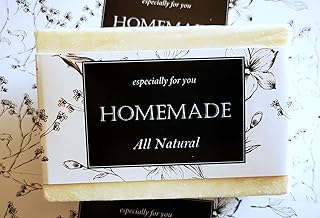 Wrap Paper Tape for Homemade Soap Bar Handmade Products Horizontal Set 20pcs(H2- Black & White)